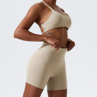 Sudadera Deportiva Para Mujer De Terciopelo Suave Alta Elasticidad Y Secado Rápido Cross Back Yoga Running Fitness Workout - details 7