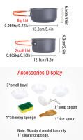 Naturehike Juego De Cocina Para Camping Y Picnics Ultraligero Portátil De Aluminio Para 2-3 Personas Sello Antideslizante Juego De Ollas Para Senderismo - details 8