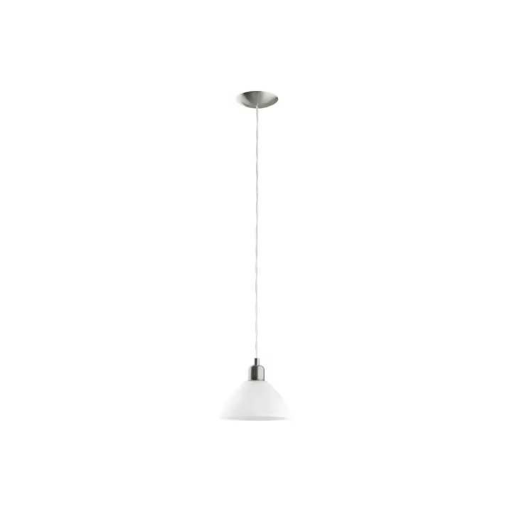 Eglo Lámpara colgante cristal blanco alabastro - Brenda - 1