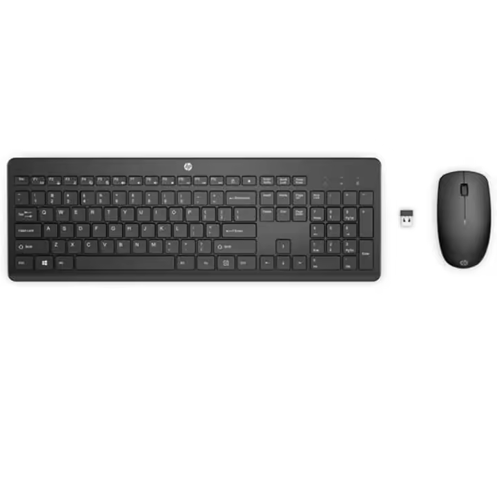 Teclado y Ratón HP 1Y4D0UT#ABE Negro QWERTY - 1