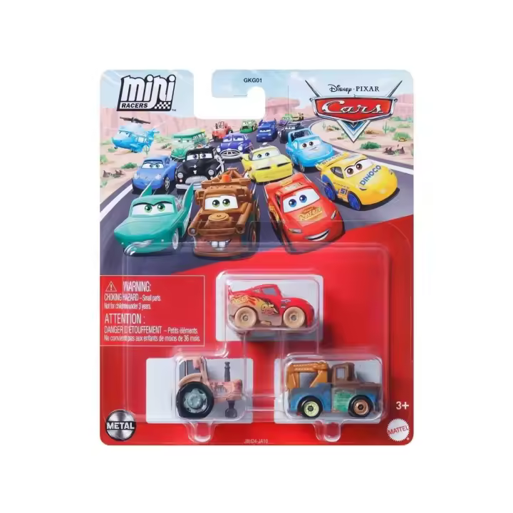 Cars Pack 3 Mini Racers Mattel GKG01 Vehículos para jugar MATTEL - 1