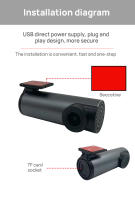 Grabadora de conducción USB Grabadora de cámara para automóvil 1080P Grabadora de conducción ADAS para visión nocturna Pantalla de grabación en bucle Android para automóvil Cámara para automóvil Caja negra - details 18