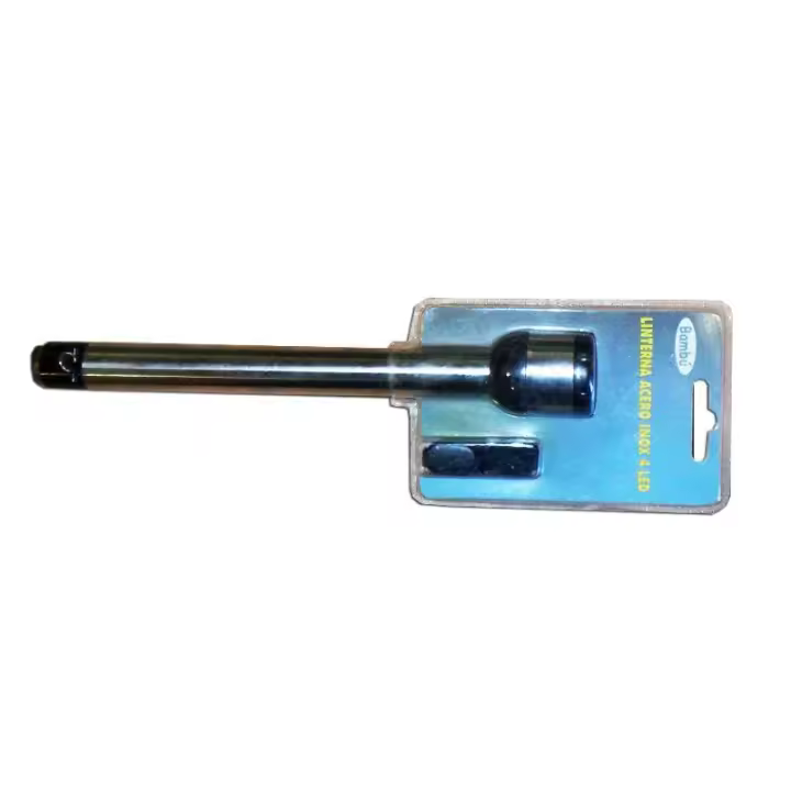 Bambu lint.acero inox 3aa 4led med.best113 - 1