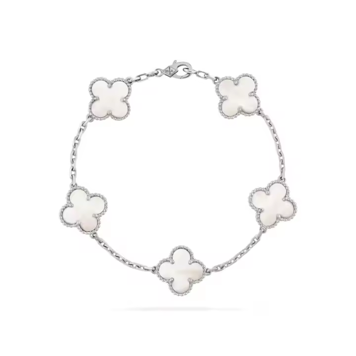 Pulsera de Esnabones de Flores de moda, Regalo de Navidad para el día de San Valentín - 1
