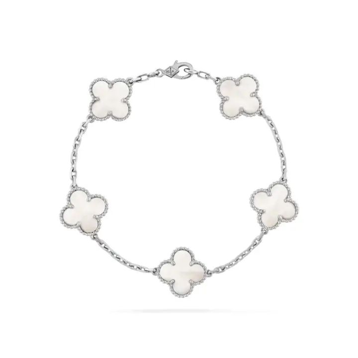 Pulsera de Esnabones de Flores de moda, Regalo de Navidad para el día de San Valentín - 1