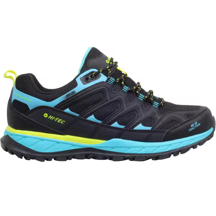 Zapatillas Hi-Tec Lander Low Wp Negro Azul Lima O090089-002 - 1