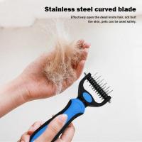 Peine Para Mascotas Desplumador Para Perros Y Gatos Herramienta De Desenredado Para Peluquería De Animales Reducción De Pelo Flotante Previene El Enredo Del Pelo - details 31