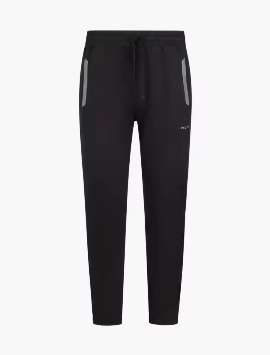 CRUYFF Pantalón chandal Cruyff color negro con detalles y logo reflectantes gris - 1