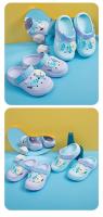 Zapatillas De Verano Para Niños Disney Frozen Antideslizantes Color Azul Con Dibujos De La Princesa Elsa Cierre SLIP-ON Talla 15-20 Para Uso Doméstico Y Playa - details 5