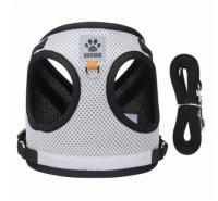 Harnés Para Perros Y Gatos Resistente Al Escape Transpirable Con Correa Para Caminar Al Aire Libre Control Fácil Harnés Reflejo Para Mascotas - details 22
