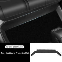 Alfombra Protectora De Asiento Trasero Para Tesla Model Y Model 3 Highland Cuero Completo Alrededor De Asiento Anti- Suciedad Tapete De Patada Accesorios De Coche - details 5