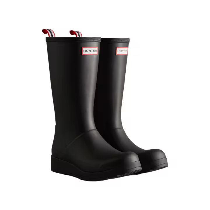 Botas Negras Hunter Boots Play Tall Wellington Black - 1