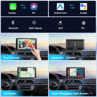 Universal Portable Carplay Para Pantalla De Coche Con Android Auto Y Wireless Carplay Pantalla Táctil Para Coche Tipo-C Soporte WiFi Control Del Volante - details 4
