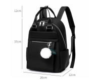 Mochila Oxford de viaje impermeable para mujer, bolso escolar conciso informal, de alta calidad, a la moda - details 4