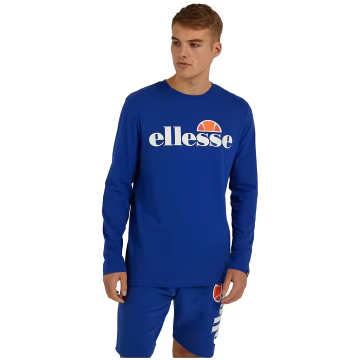 Camisetas De Manga Larga Ellesse para Hombre en color Azul - 1