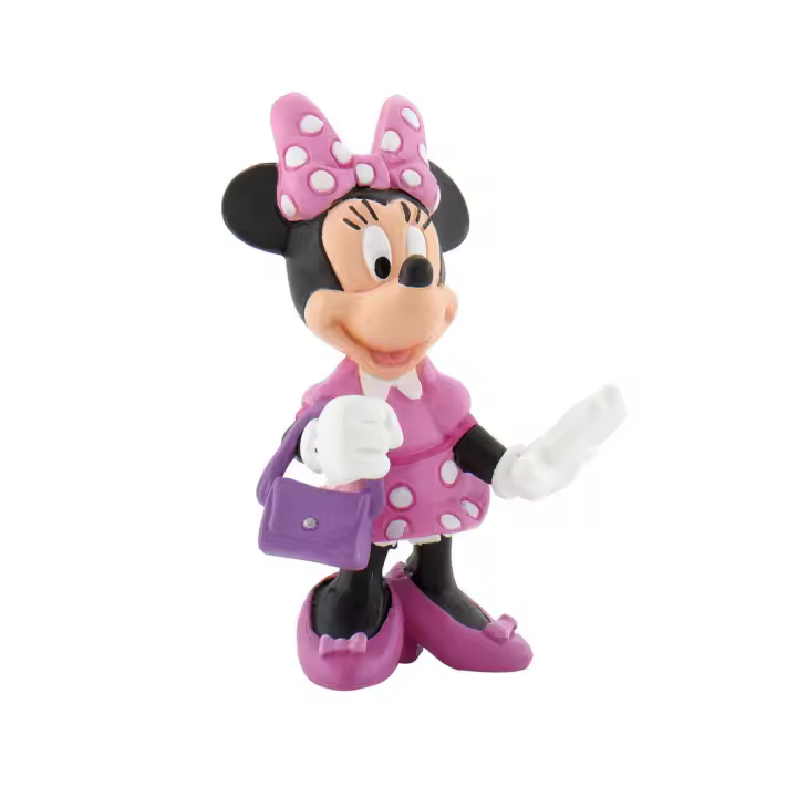 Figura Minnie Disney 7cm. Figura coleccionable con acabados detallados. Perfecta para fans y coleccionistas de ediciones especiales. - 1