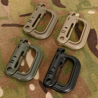 Táctico Anillo De Cierre Ring 2 Piezas Grimald MOLLE Clip De Plástico Tipo Carabiner Punto De Conexión Para Chaleco Bag Fastener - details 0