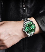 Reloj Métrico De Lujo LIGE Para Hombres Acero Inoxidable Impermeable Con Tourbillon Reloj Automático Militar De Moda Resistente Al Choque - details 14