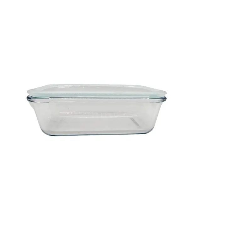 PANDAHOME Recipientes Herméticos Cristal Rectangular para Alimentos – Aptos para Horno, Microondas y Congelador, Ideales para Transportar Comida -Sin BPA-Taper Para Comida - 1