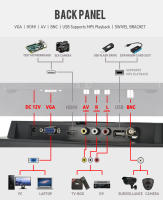 Monitor LCD Portátil KTYDKP 10.1" Con Entrada De Video 2 Canales AV/VGA/HDMI/BNC Pantalla Rotable Con Altavoz USB Para Coche - details 1
