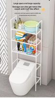 Estante de almacenamiento para inodoro 3 capas, estante multicapa sin perforaciones para lavadora, estante de cocina de pie, ahorra espacio, accesorios de baño - details 0