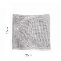 10pcs Paño De Limpieza Mágico Con Alambre De Plata Esponja Integrada Microfibra Gruesa Para Cocina Ropa De Limpieza De Acero - details 0