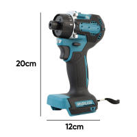 destornillador eléctrico inalámbrico, herramienta eléctrica sin escobillas, 23 + 1 Torque, 1/4 pulgadas, 180N.m, para batería Makita de 18V - details 5
