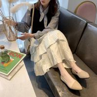 Women's shoes, stylish patchwork mules, pointed ballet flats, slip-on casual shoes, women's loafers - details 5