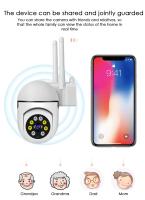 Cámara de Seguridad IP 1080P Control Inalámbrico Impermeable Vigilancia Humana AI - details 8