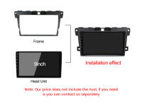 Kit De Instalación Para Radio De Coche 9 Pulgadas Para Mazda CX7 CX-7 CX 7 2008-2015 Marco De Consola Adaptador Placa De Enchufe Ajuste Para Pantalla Del Tablero - details 2