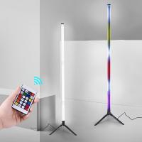 Lámpara De Piso RGB Cambio De Color Y Dimmer Estilo Scandinavo Iluminación Ambiente Para Dormitorio Luz Suave Auto-contenida LED - details 0