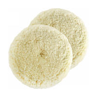 Kit De Pads De Lijado Natural De Lana 2pcs Para Compuesto Corte Reparación Del Cuerpo Del Coche Disco De Lijado De 3/4/5/6/7 Pulgadas - details 6