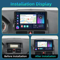 Podofo Radio de coche Android 2 Din para Mercedes-Benz C-class 2007 2008 2009 2010 Carplay 8+128GB AI Voice WIFI+4G DSP GPS Navegación Multimedia Reproductor de Video - details 1