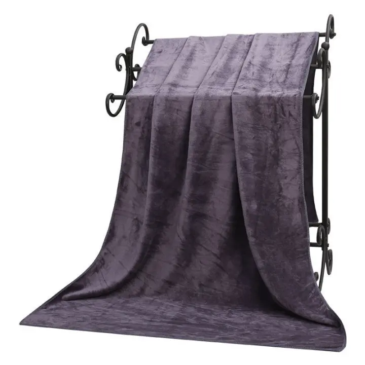 Toalla De Baño Grande Y Gruesa De Microfibra Absorbente Y Secado Rápido Para Natación Fitness Deportes Salon De Belleza Playa - 1