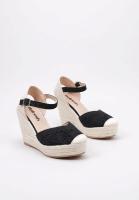 Refresh 170514 Alpargatas Con Cuña Mujer Negro - details 1