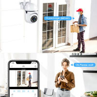 Cámara De Seguridad Exterior Inalámbrica Wifi IP 8MP PTZ Con Zoom 4X Audio Bidireccional Y Rastreo De Humanos AI Visión Nocturna HD Color - details 4