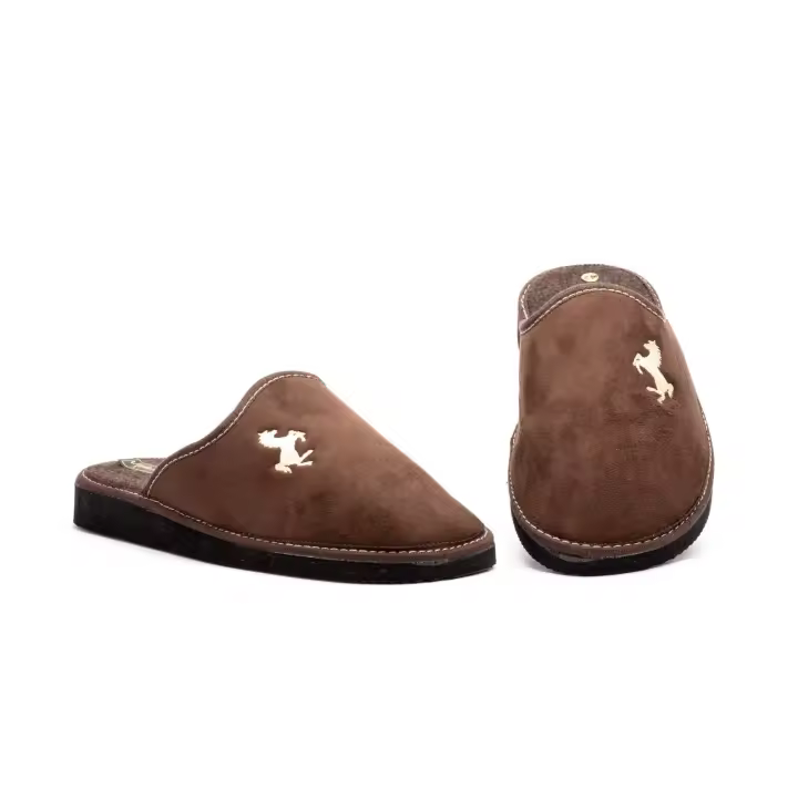 MºP-7744 Marino y marron Hecho en España Zapatillas Casa Hombre Paño Marino y marron Caballo Numeración: 39-46 Marca: Otras marcas Color: Marino y marron - 1