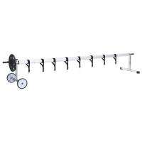 vidaXL Enrollacobertor para piscinas con base de acero inoxidable - details 0