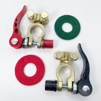 1 Par Terminales De Batería De Coche 12V 24V Conectores De Cable De Desconexión Rápida Accesorios Automotrices - details 8