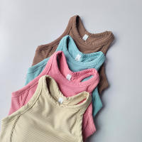 Top De Yoga Para Mujer Racerback Unipiece Secado Rápido Deporte Fitness Ropa Deportiva Sin Mangas Para Correr Y Uso Externo - details 8
