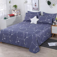 Juego De Sábanas Y Fundas Para Almohadas De Algodón 3 Piezas Textil Doméstico Estilo Pastoral Sábanas Planas Y Fundas Para Almohadas Material Suave Y Transpirable - details 9
