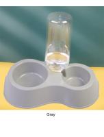 Tazón Para Gatos Con Agua Automática Y Recarga Anti-Derrame Doble Tazón De Alimentos Y Agua Para Mascotas Material Plástico Forma Cuadrada - details 5