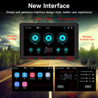 GPS De Motocicleta Portátil JIUYIN IPX7 Pantalla De Navegación Impermeable De 7 Pulgadas Con Wireless Apple Carplay Y Android Auto Display Dual BT - details 10
