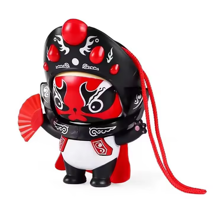 Muñeca De Peluche Panda Cambio De Cara Tradicional Sichuan Opera China Juguete Interesante Para Niños Souvenir Cultura - 1