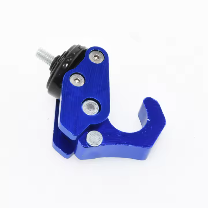 Soporte De Gancho Para Casco Universal CNC De Aleación De Aluminio Para Motocicleta Scooter Eléctrico Móvil En Un Solo Agujero - 1