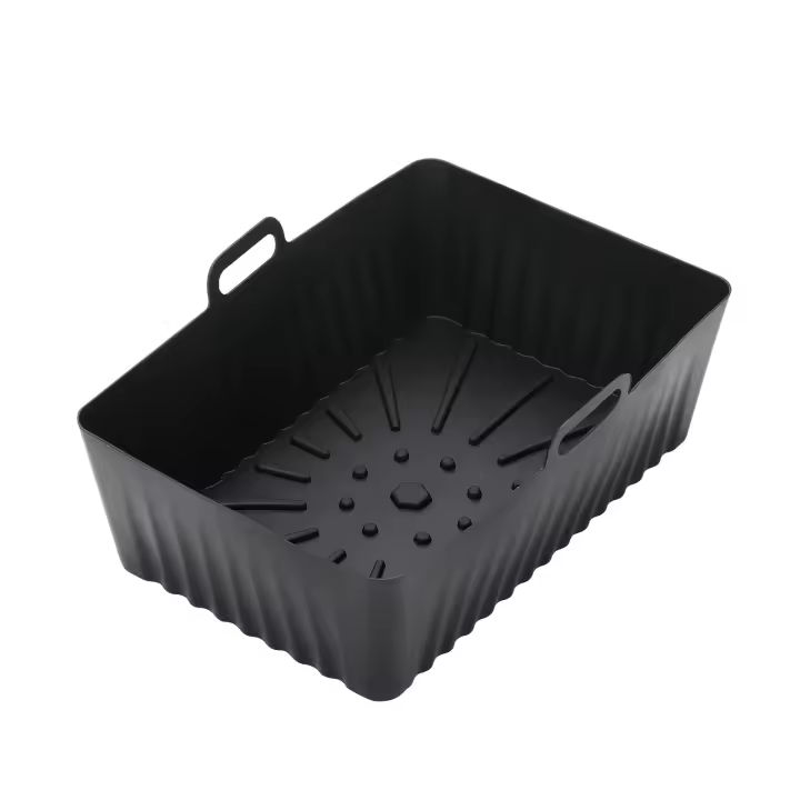Almohadilla De Silicona Para Air Fryer Reutilizable Accesorio De Cocina Mold De Hornear Protector De Contenedor Panadería - 1