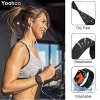 5-pack trenzado solo bucle compatible con las bandas de Apple Watch 40mm 38mm 41mm para mujeres y hombres, ajustable de nylon elástico pulsera deportiva - details 0