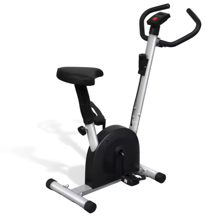 vidaXL Bicicleta estática con sillín - 1