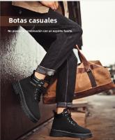 Botas De Moda Británica Para Hombre Casual Primavera Otoño Nueva Alta Suela Suave Antideslizante Outdoor Juvenil Amarillas - details 2