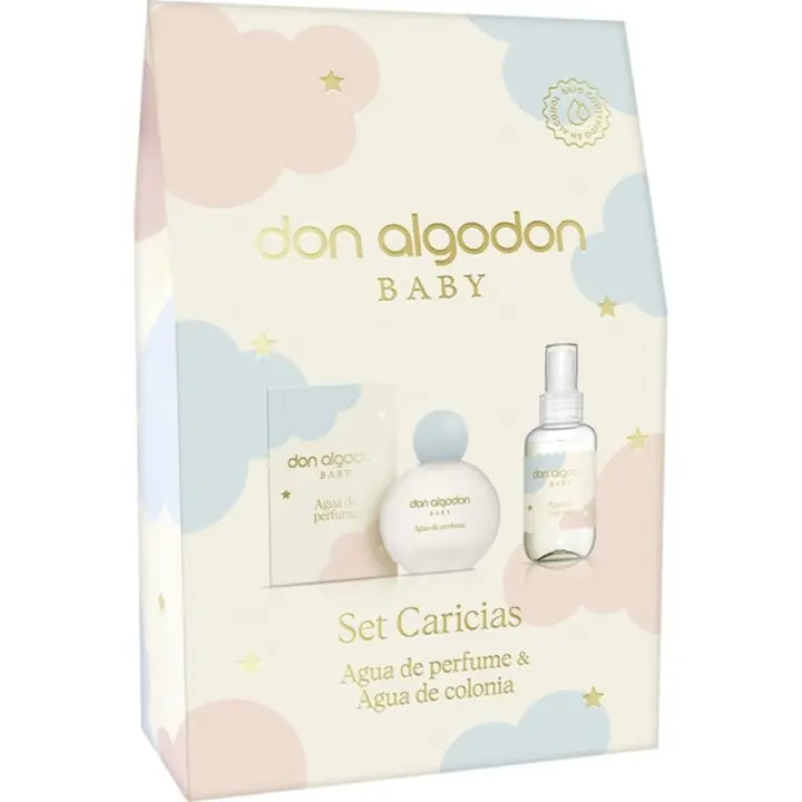 DON ALGODON Baby set Caricias con agua de perfume y agua de colonia - 1